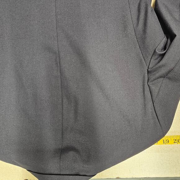 Chadmore Single Breasted Blazer Straight Leg Pants Suit Set Black Men's Large 42 - Picture 15 of 16